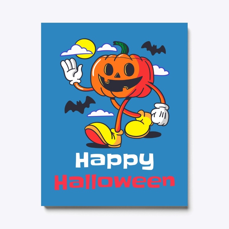 Orange pumpkin - Happy Halloween Design