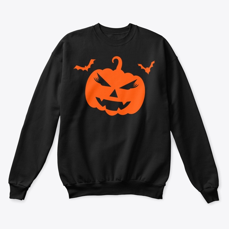 Halloween Pumkin Design for Girls