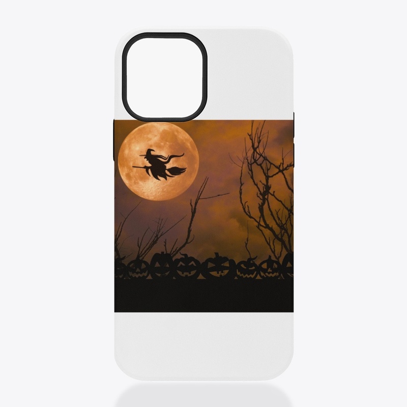 WITCHY RIDING THE ORANGE MOON