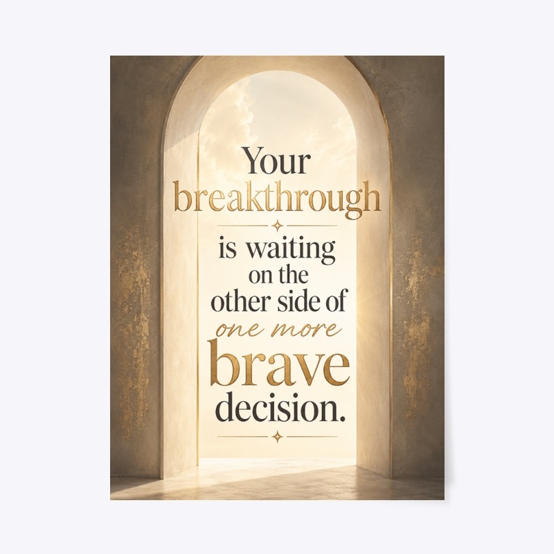 Breakthrough Decision Wall Art