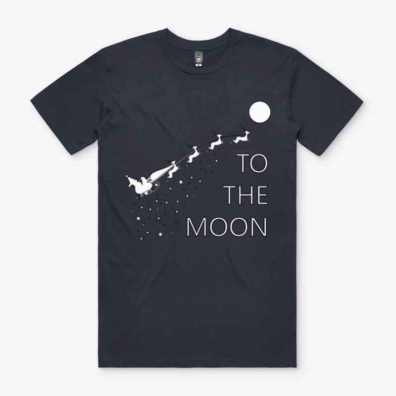 santa to the moon