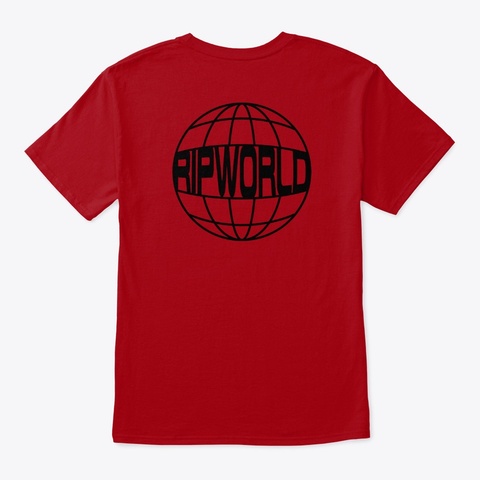 Fallen Angels Deep Red T-Shirt Back