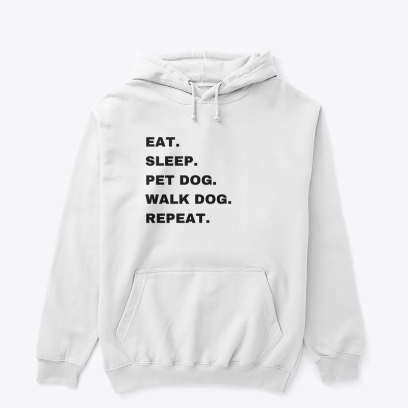 ROUTINE OF A DOG OWNER HOODIE