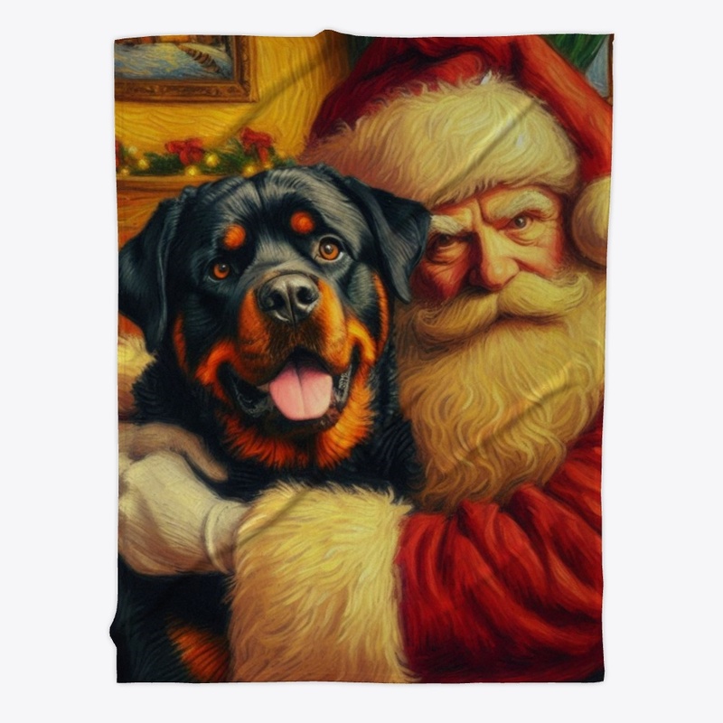 Rottweiler & Santa