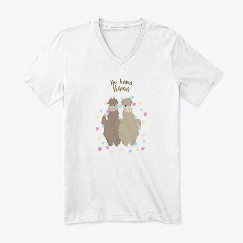 Two Llamas Sans the Drama Novelty 