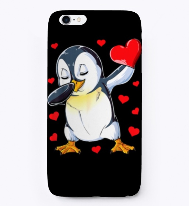 Dabbing Penguin Valentines Day