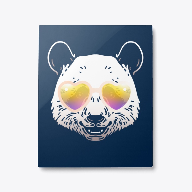 Cute Panda in Sunglasses (Colored+sg05)