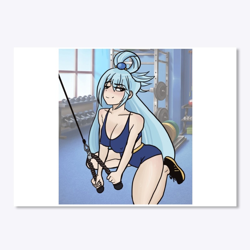 Smug Aqua at the Gym