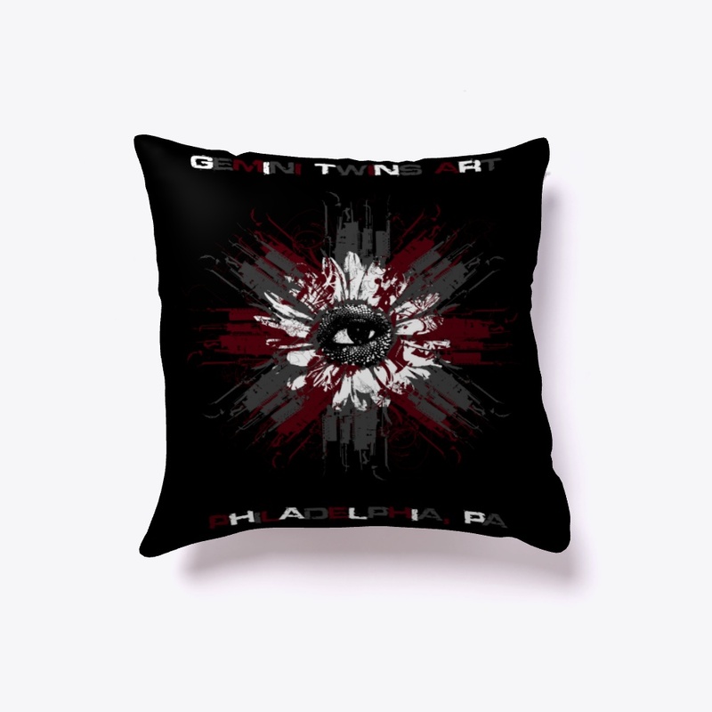 Gemini Twins Eye Flower Graphic