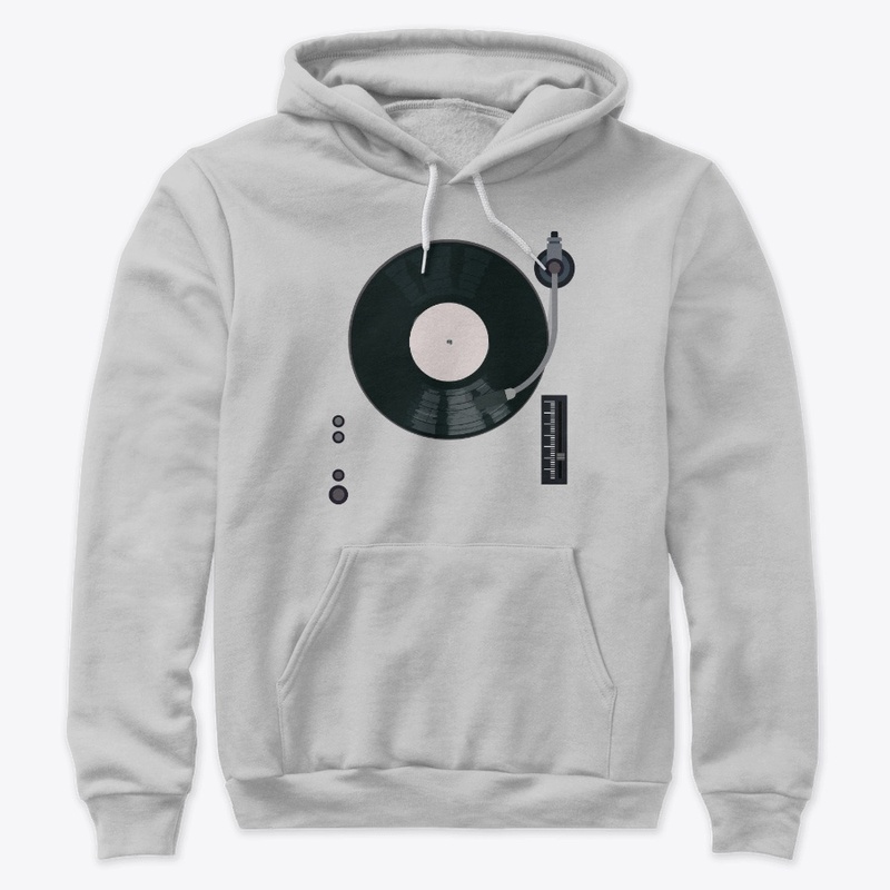 Turntable Vinyl Record Player Graphic