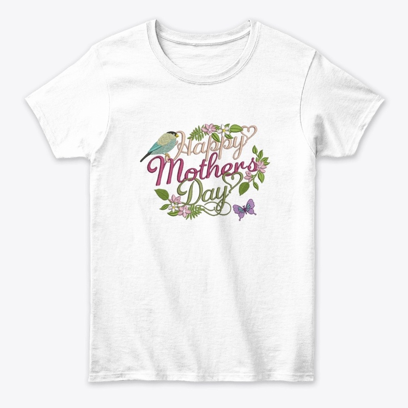 Happy mother's Day with cute bird