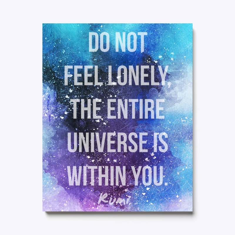The Universe Is Within You Canvas Art