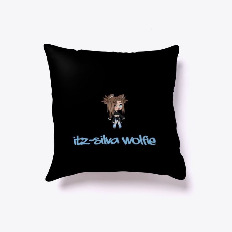 Itz_Silva Wolfie Indoor Pillow
