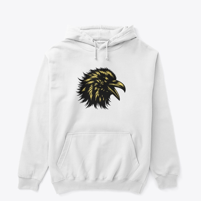 Angry Crow Head Design