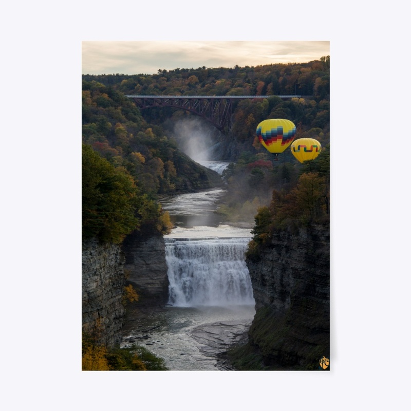 Air Balloons at Gorge in Letchworth