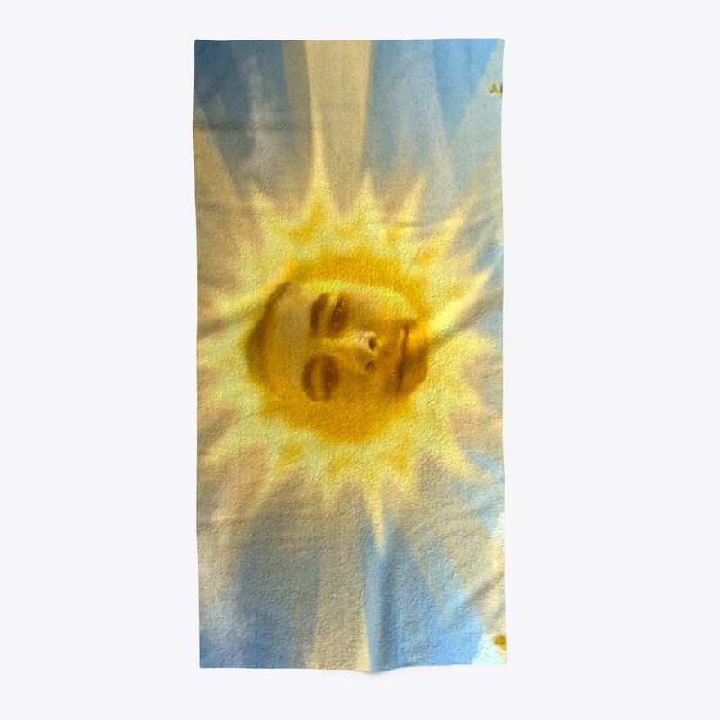 Smitty in da sun beach towel