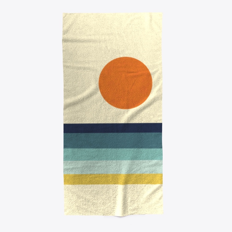 Minimalist Retro Sunset