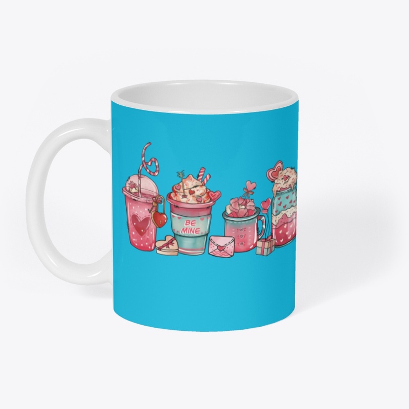 Kawaii Coffee Valentine – Cute Cup Desig