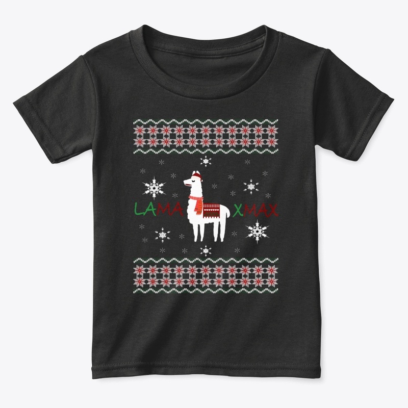 Dyslexia Lama With Santa Hat Funny Xmas