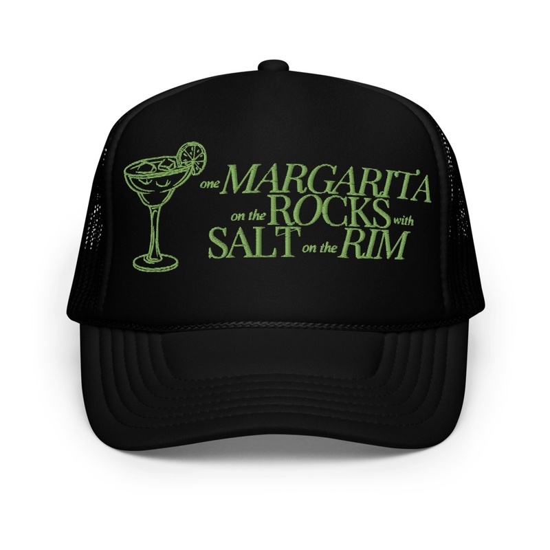 one MaRgaRItA Trucker hat