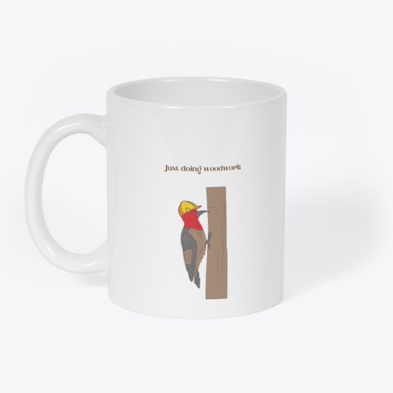 Woodpecker on the job