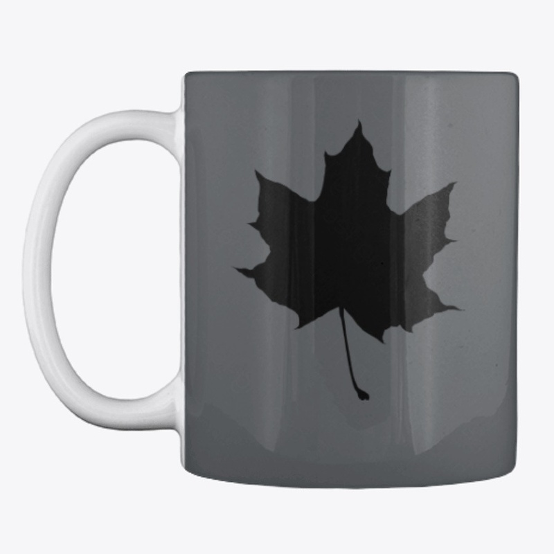 Silhouette of a maple leaf