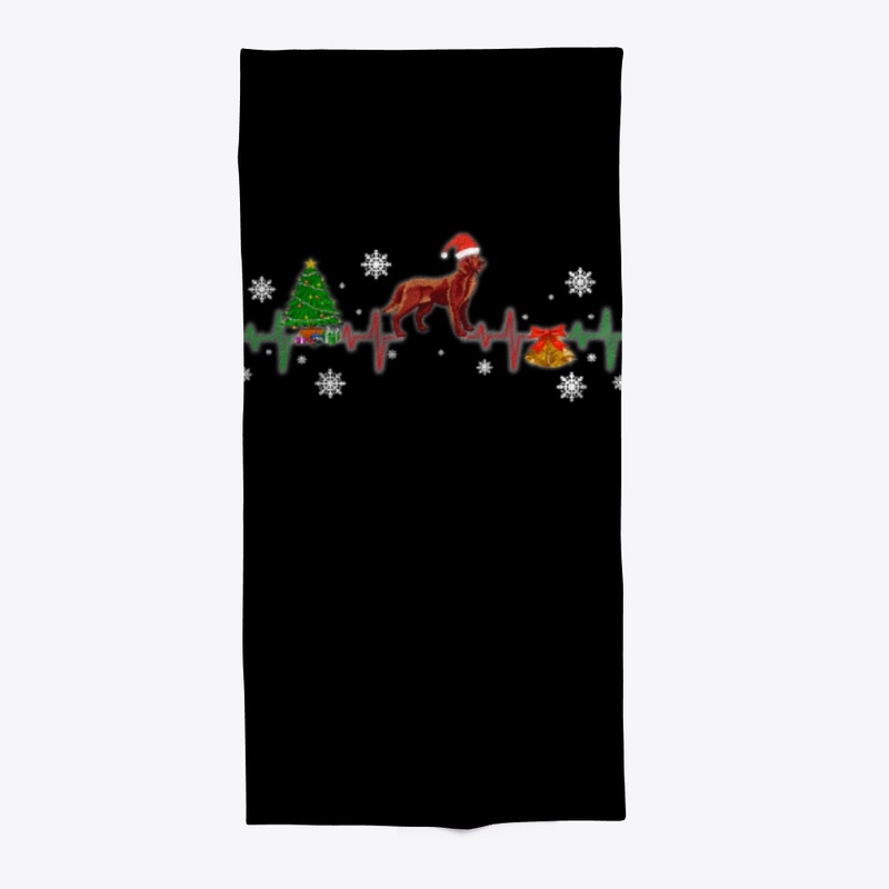 Irish Setter Christmas Heartbeat Gift