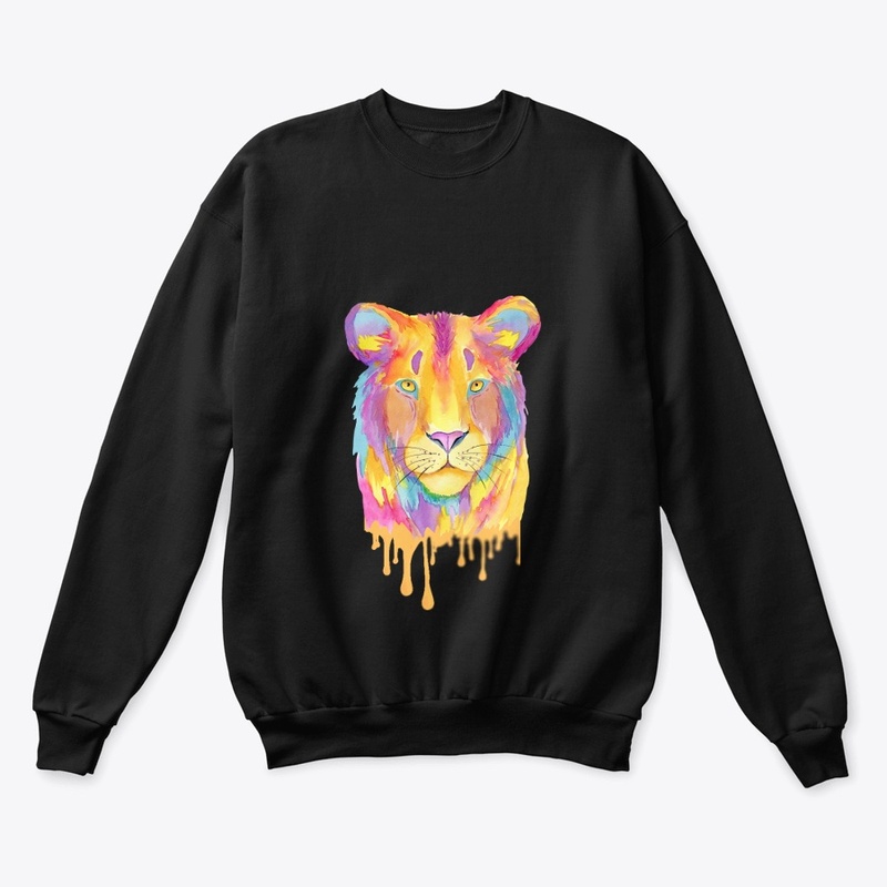 Lion print tee