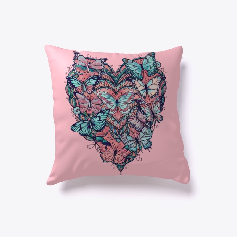 Butterfly Mandala: Interconnected Hearts