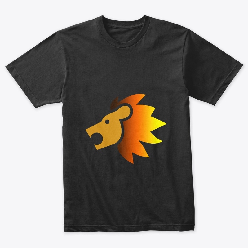 Lion T-shirt for fearless people.