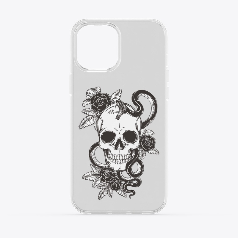 Skeleton with snake