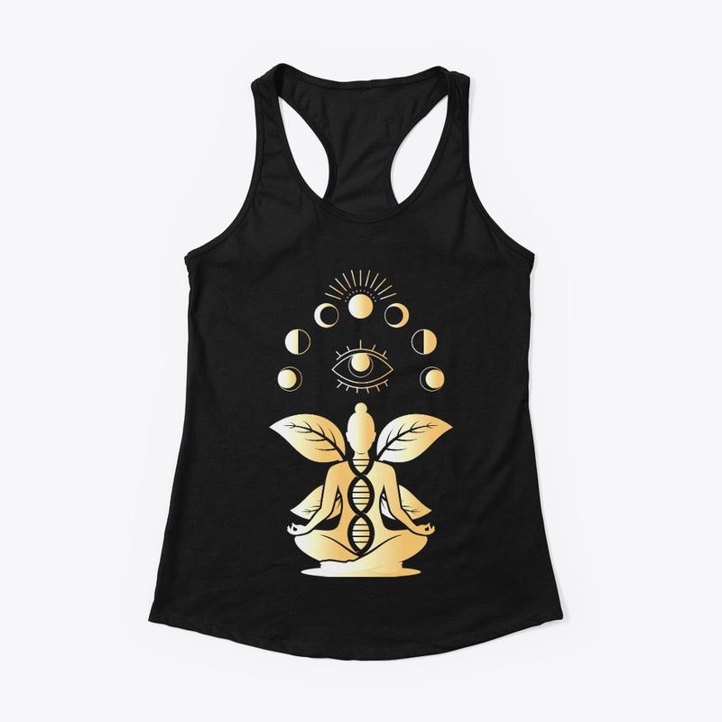 meditation yoga 3rd eye mystic moon tee