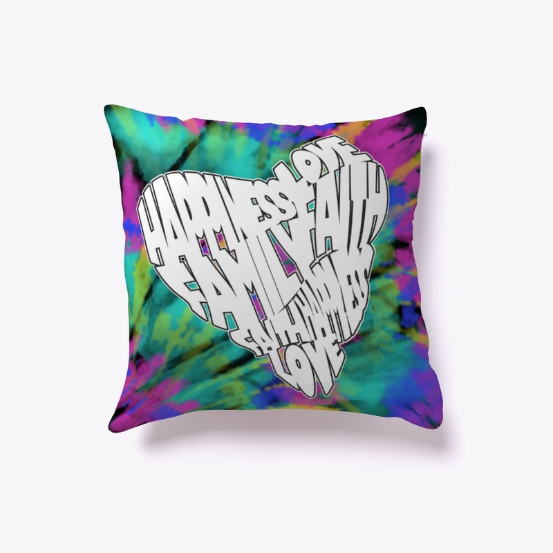 Happiness, Love, Faith, Family Tie Dye