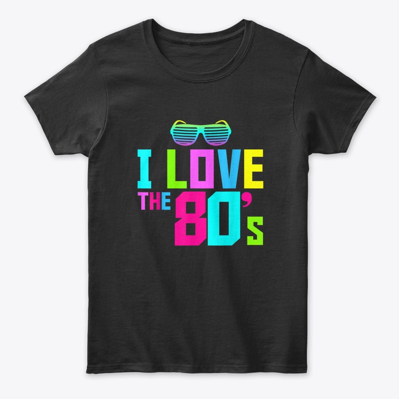 I LOVE THE 80S COSTUME FANCY EIGHTIES DR