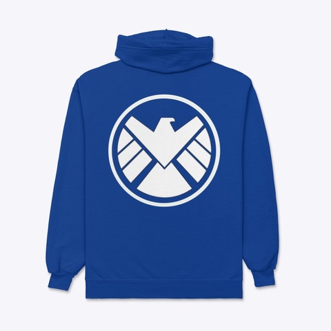 Television Agent Deep Royal Maglietta Back