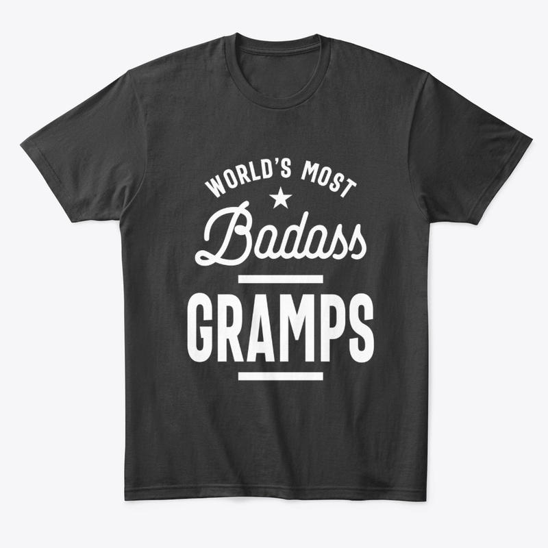 Mens World's Most Badass Gramps Grandpa