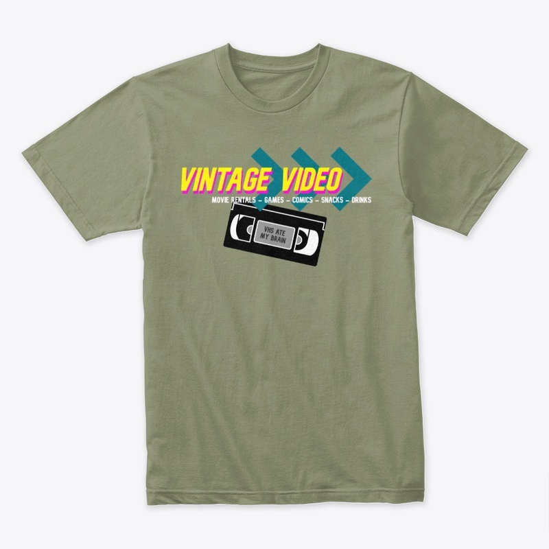 Vintage Video - VHS Ate My Brain shirt