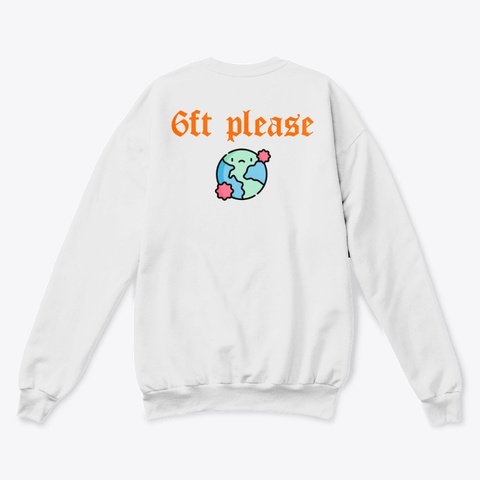 Pandemic Wear Fall Collection 2020 White  Camiseta Back