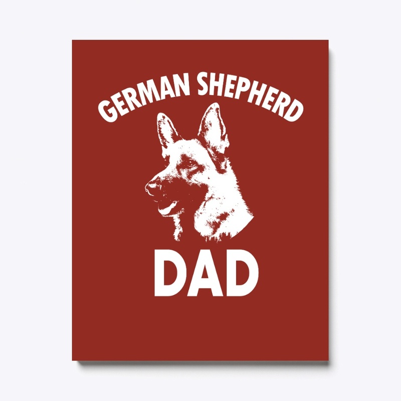 German Shepherd Dad Portrait  