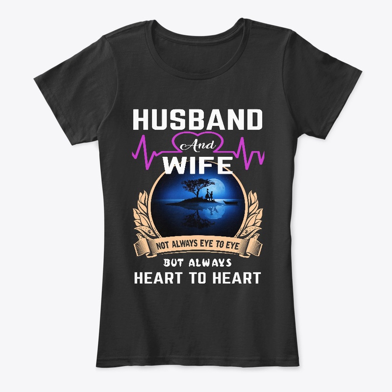 Husband and wife, heart to heart