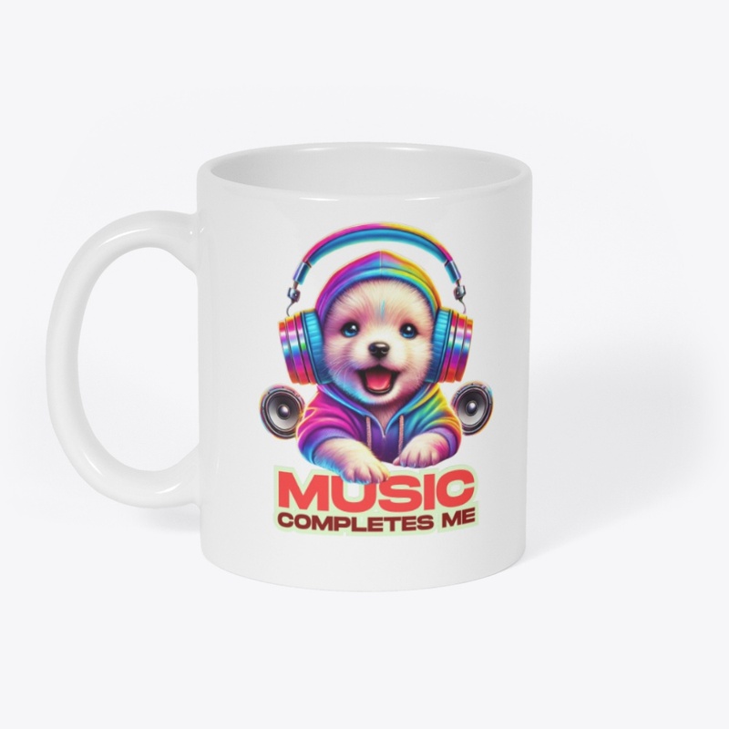 Music Completes Me - Neon Puppy Vibes
