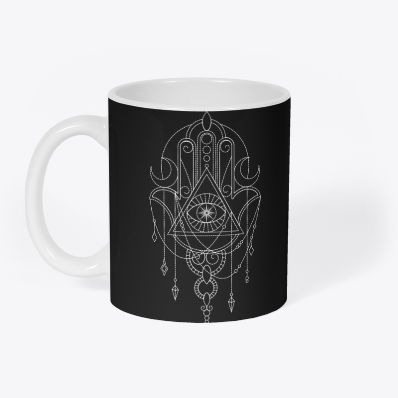 Mystical 3rd eye Hamsa hand t-shirts