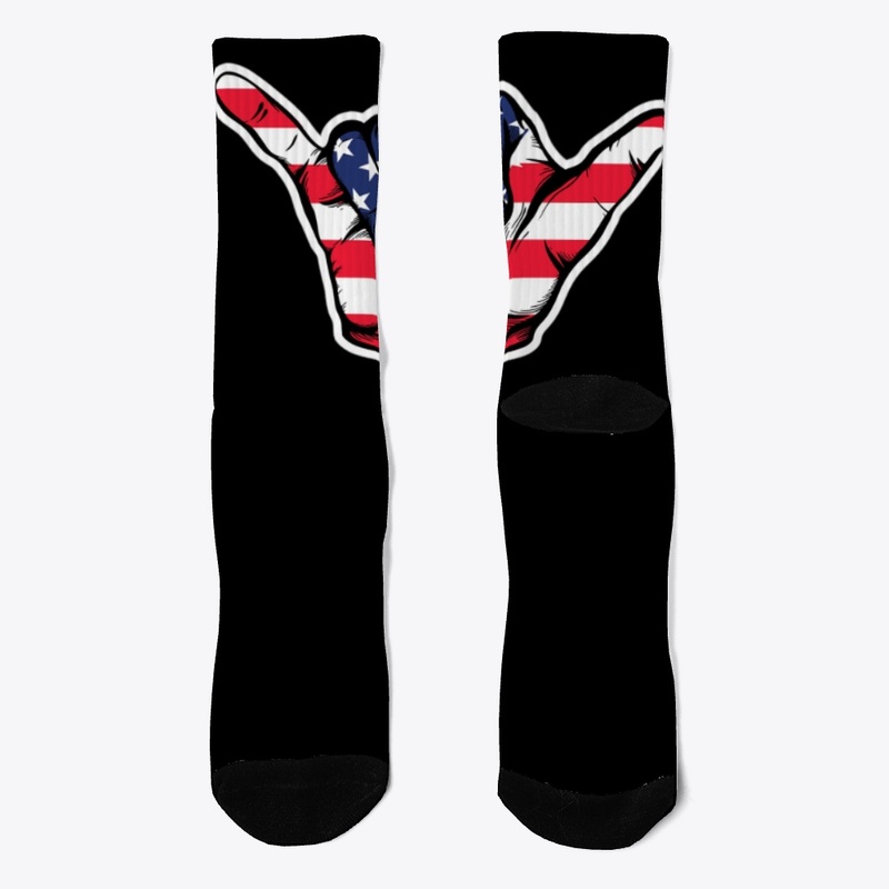 Hang Loose American Flag Style