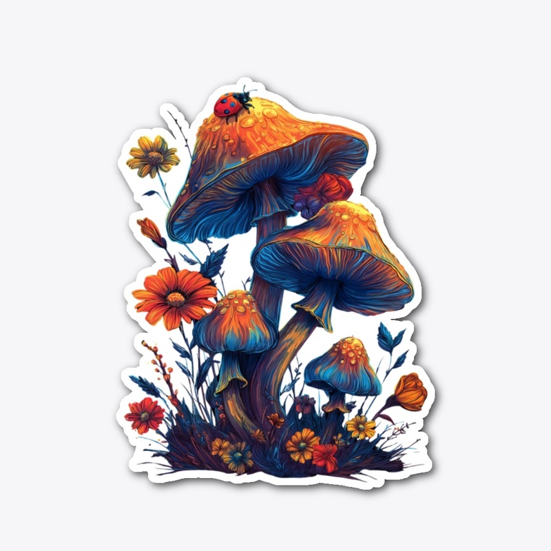 Forest Glow Mushrooms
