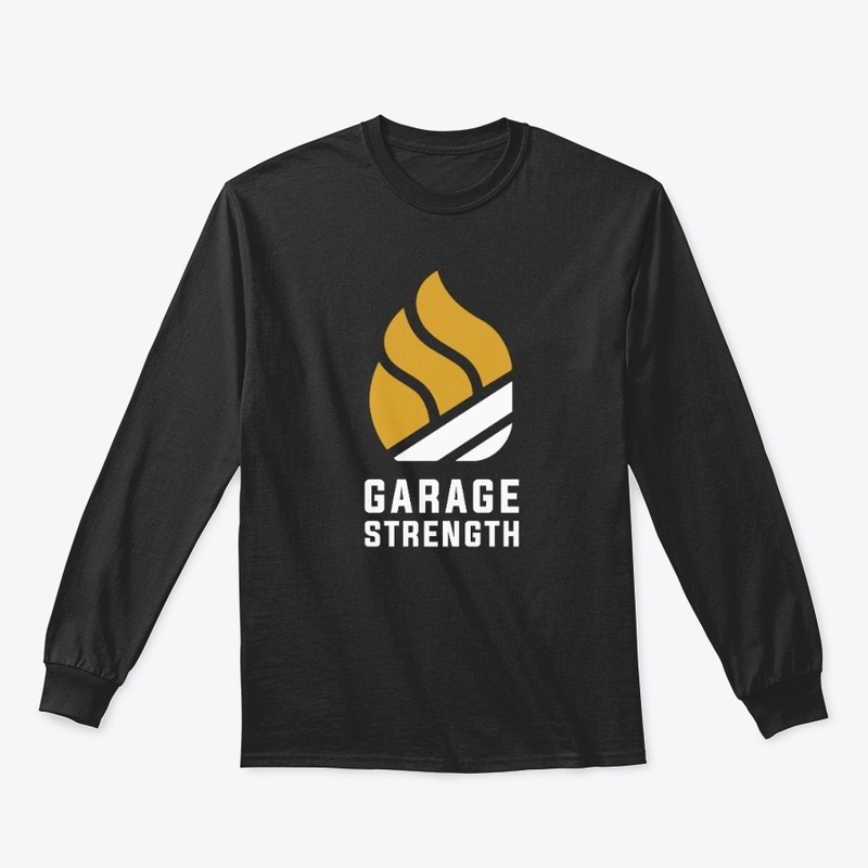 Garage Strength Flame (Vertical Black)