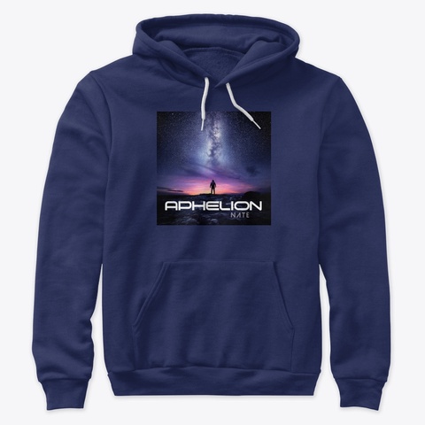 Aphelion Album Cover Navy T-Shirt Front