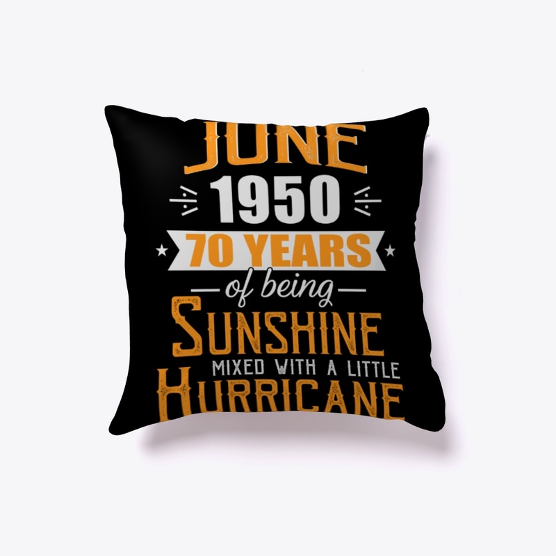 June 1950, 70 Years Anniversary Gift