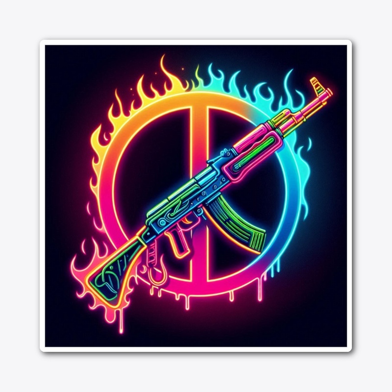 Love, Peace & Unity: No WW3 Stickers