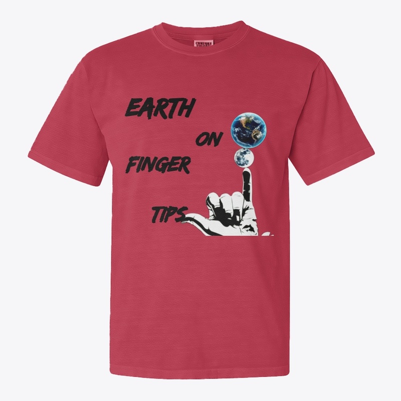 EARTH ON FIGER TIPS HOODIE