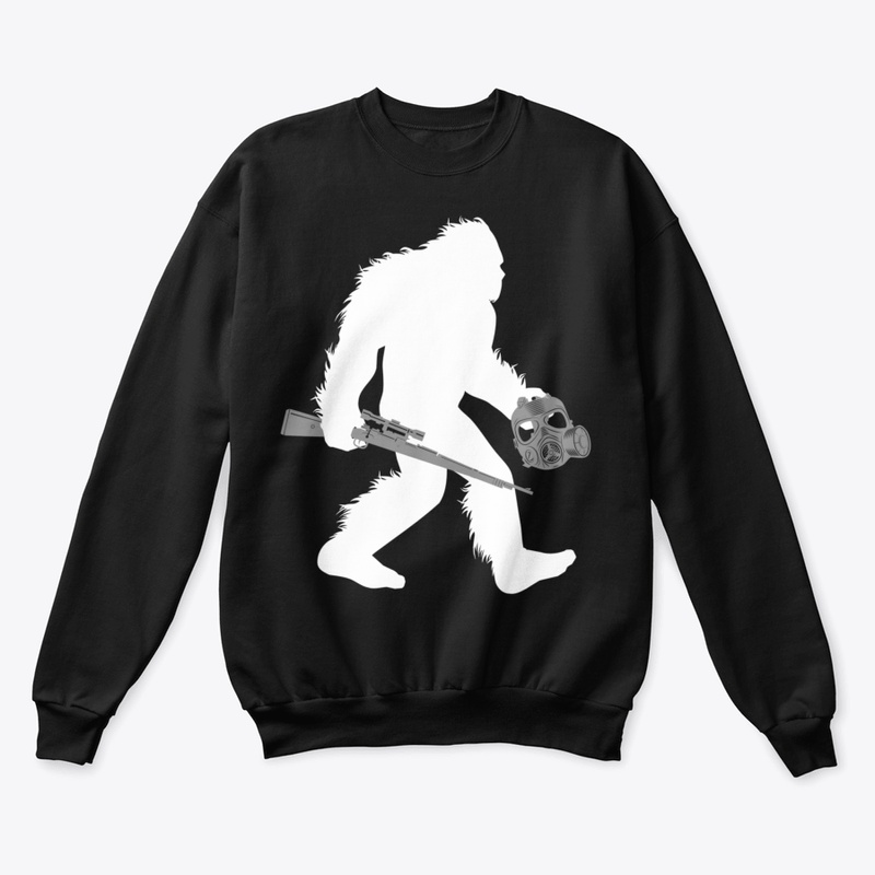 Bigfoot Prepper Crytpid Survivalist Sasq